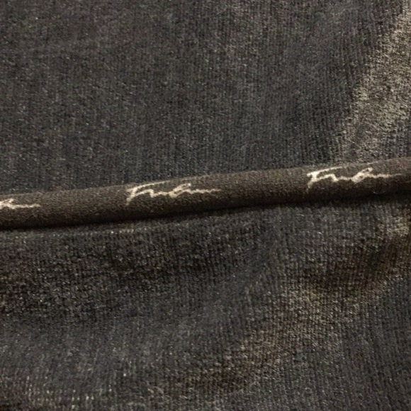 Fuba Long Gray Skirt Size Large With Split Side - Picture 5 of 5